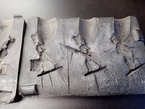 Molds for lead soldiers