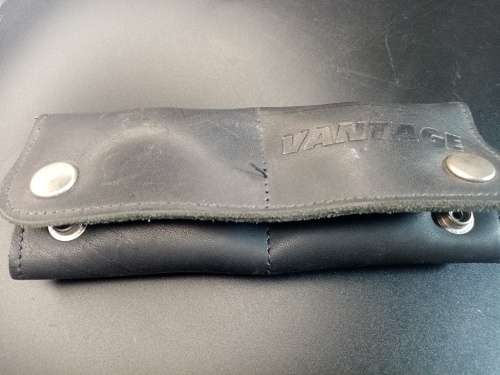 Vantage cycle glasses in leather pouch