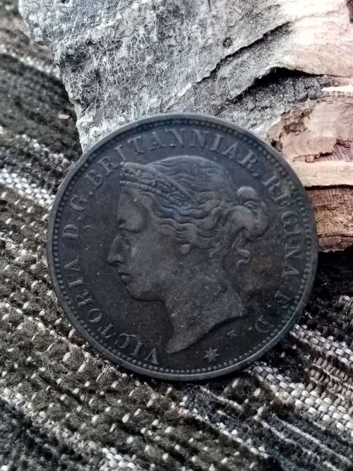 State of jersey 1877 1/12 of a shilling