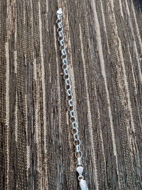 Italy sterling silver bracelet 19cm