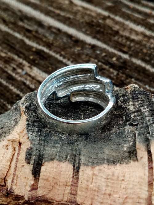 Ladies ring sterling silver Size P