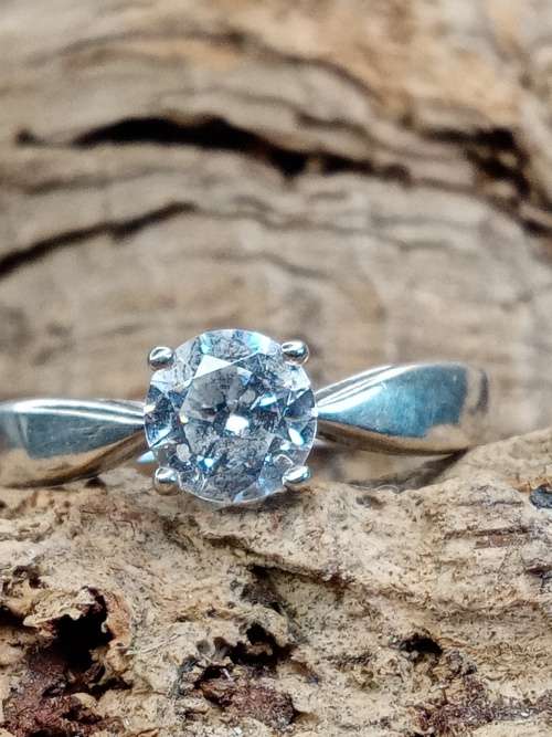 Ladies ring sterling silver Size N