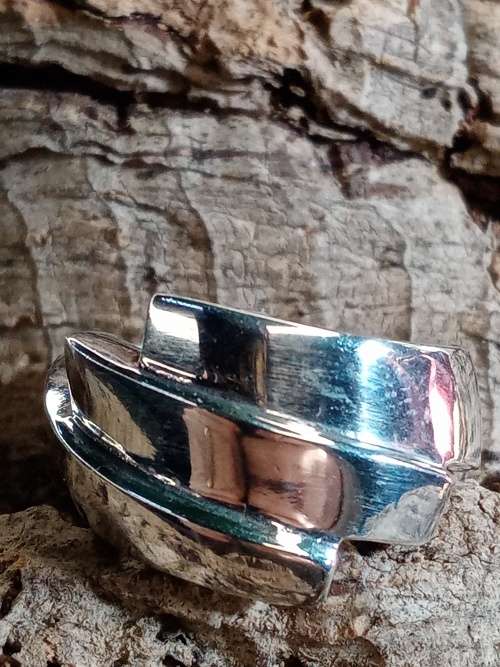 Ladies ring sterling silver Size P
