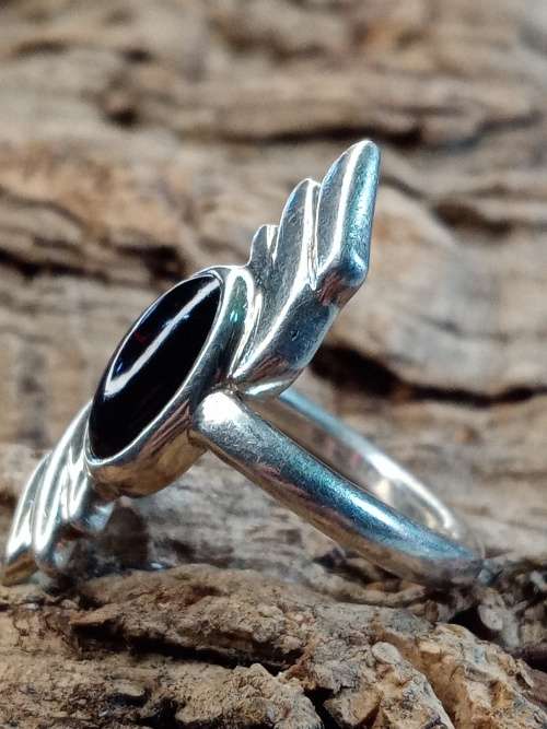 Ladies ring sterling silver Size N