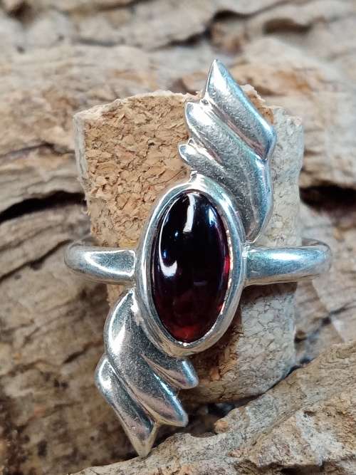 Ladies ring sterling silver Size N