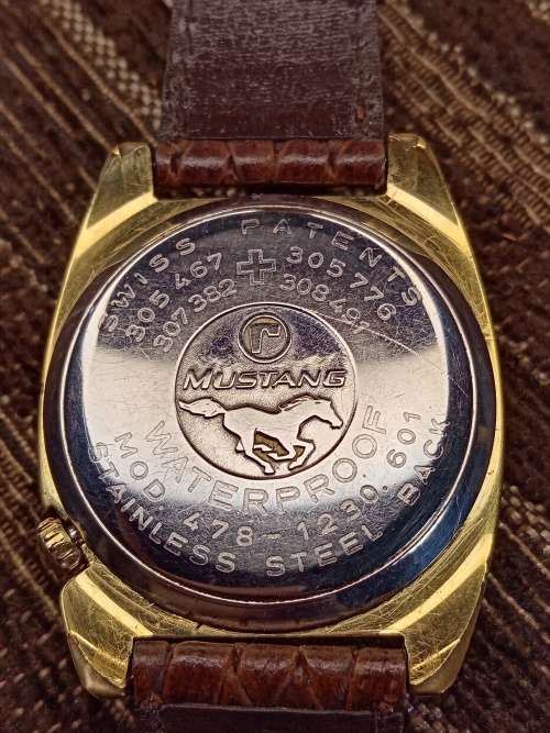 Roamer Mustang wrist watch automatic 34mm ex crown calliber nr: L990.1 WORKING