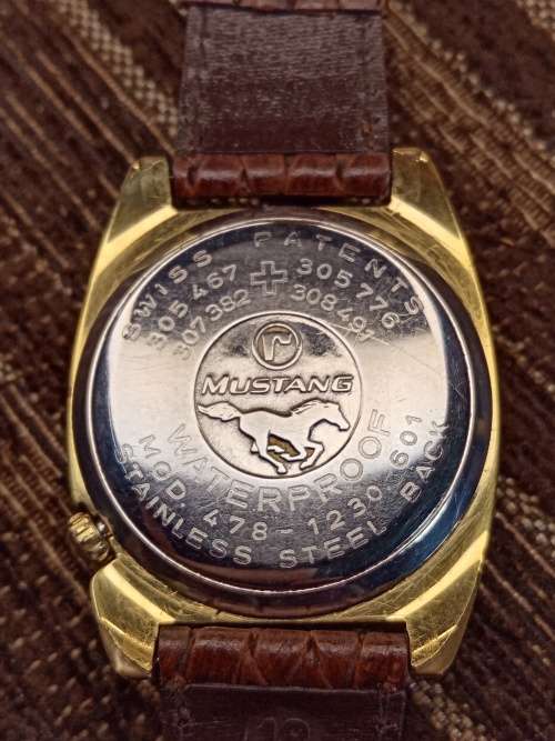 Roamer Mustang wrist watch automatic 34mm ex crown calliber nr: L990.1 WORKING
