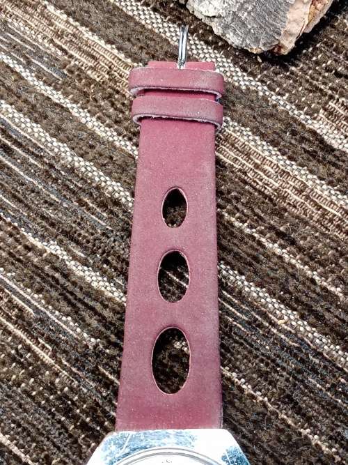 Junghans wrist watch manual wind 33mm ex crown WORKING