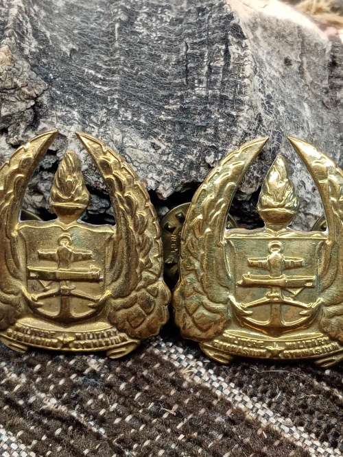 Set of two badges military gymnasium