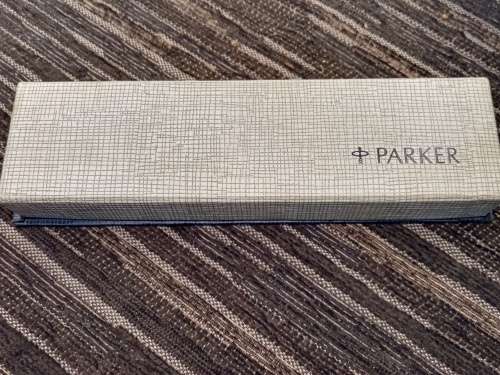 Vintage Parker 45 fountain pen in original box with paperwork