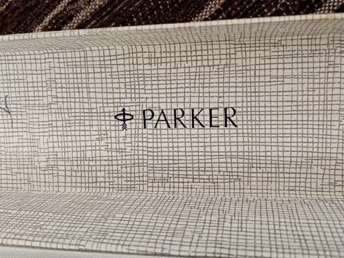 Vintage Parker 45 fountain pen in original box with paperwork