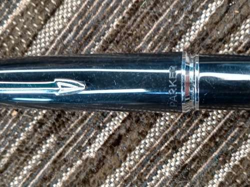 Vintage Parker 45 fountain pen in original box with paperwork