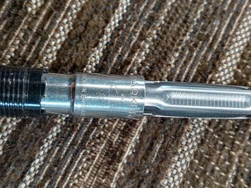 Vintage Parker 45 fountain pen in original box with paperwork