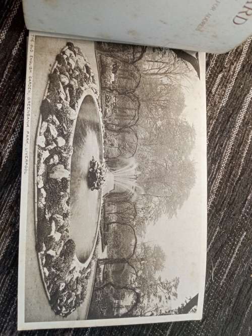 Vintage postcards booklet with 12 views Liverpool
