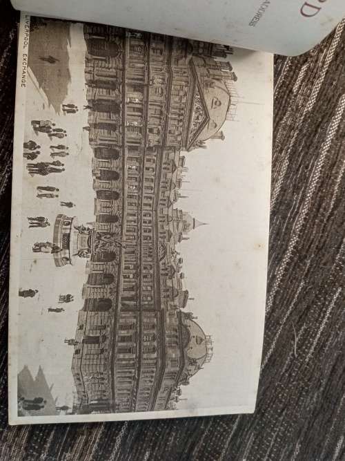 Vintage postcards booklet with 12 views Liverpool