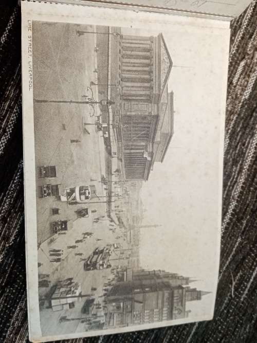 Vintage postcards booklet with 12 views Liverpool