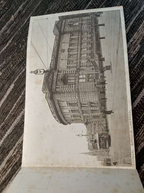 Vintage postcards booklet with 12 views Liverpool