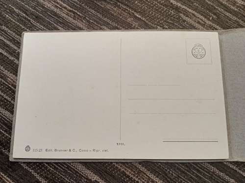 Booklet with 10 unused vintage postcards Lago di como