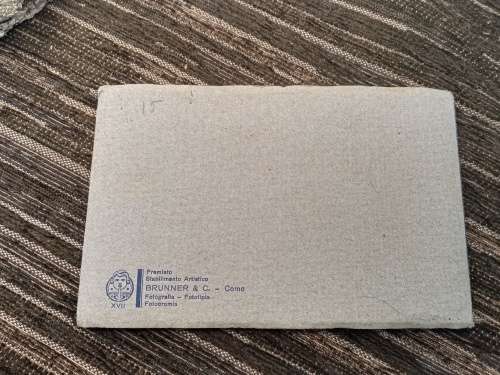 Booklet with 10 unused vintage postcards Lago di como