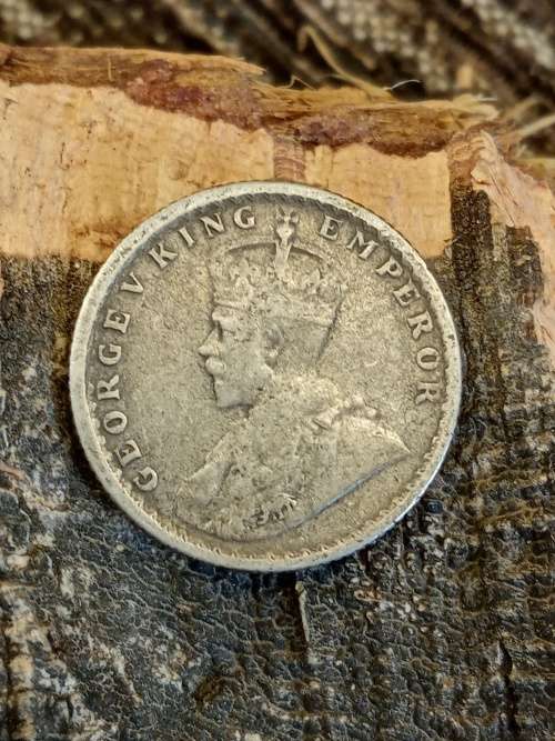 1/4 indian rupee 1918