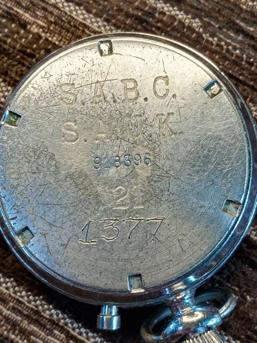 Rare Collectable Watches Cyma flyback stopwatch used by the SABC for sporting events 52mm WORKING was listed for 0.00 on 25 Aug at 13 46 by Smokkel Smous in Kraaifontein ID 593121745