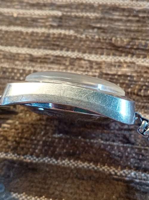 Lanco pacific wrist watch automatic 36mm ex crown WORKING