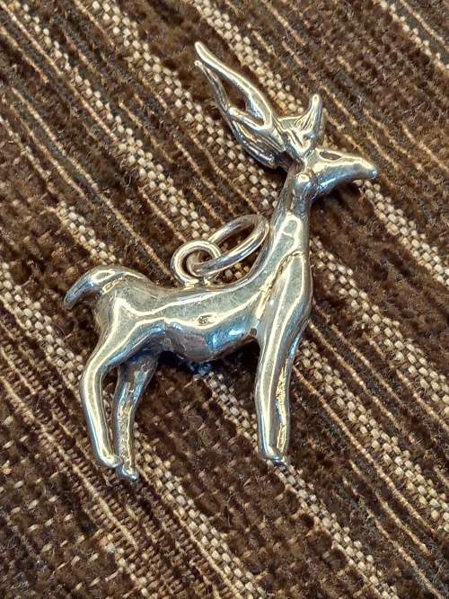 Sterling silver pendant/charm 13.1 grams sterling silver 30mm wide 40mm high