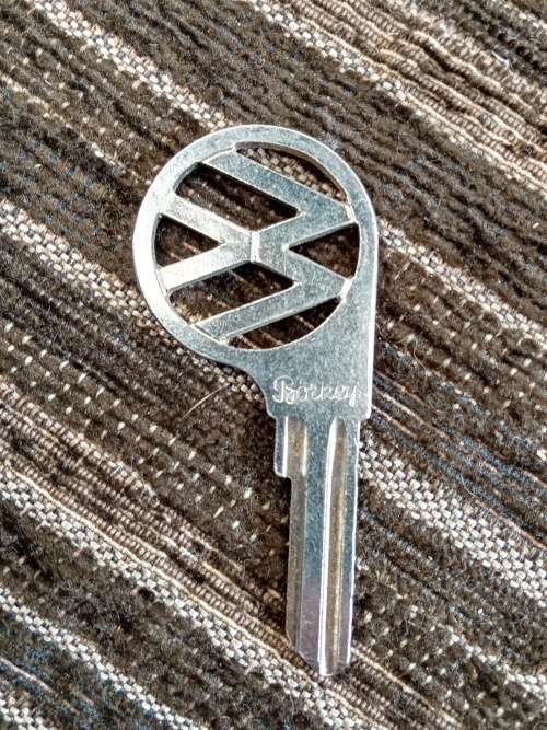 Volkswagen vintage uncut key
