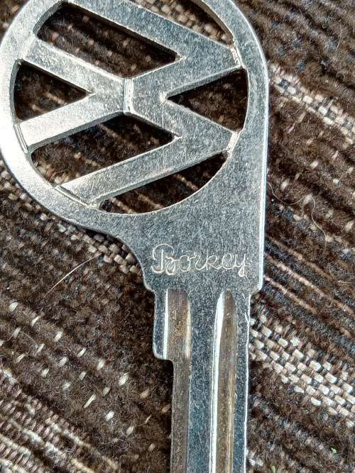 Volkswagen vintage uncut key