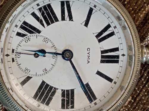 Large Cyma pocket watch WORKING