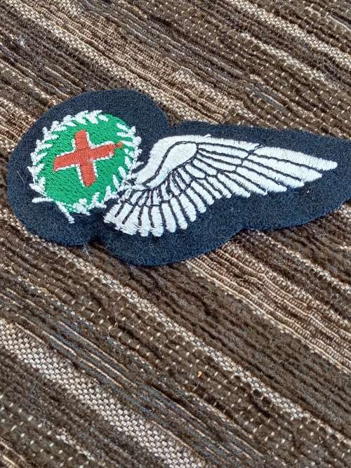 SA airforce Pilot half wing silver