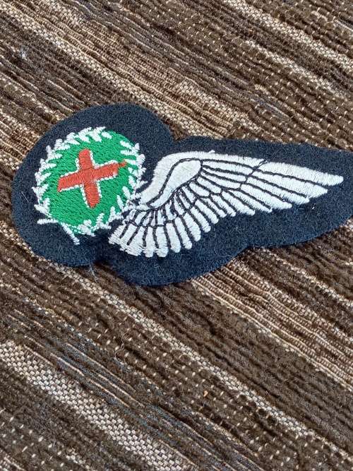 SA airforce Pilot half wing silver