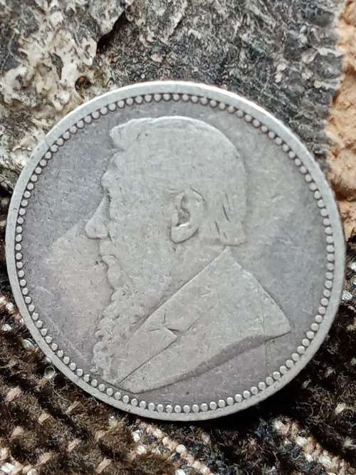1892 ZAR sixpence
