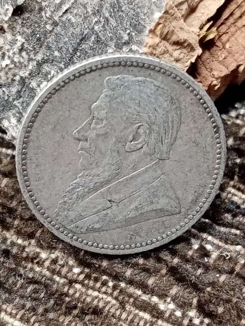 1896 ZAR sixpence