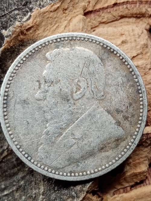 1895 ZAR sixpence