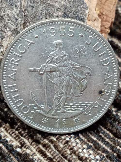 South Africa 1955 1 shilling