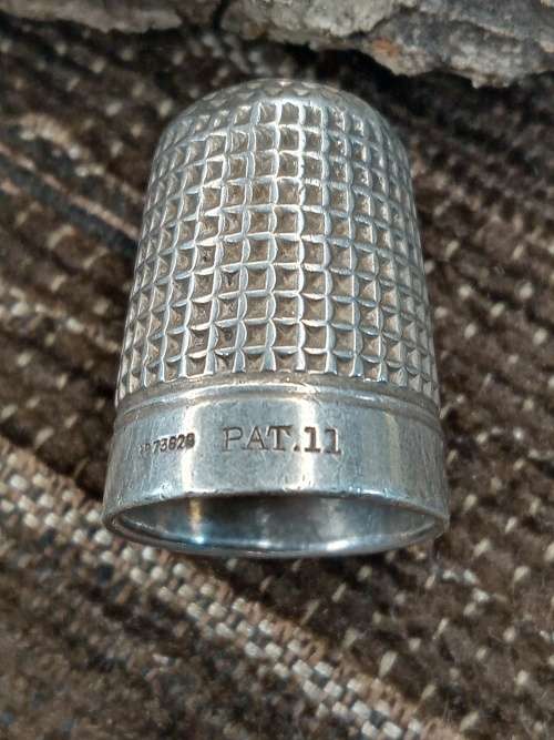 Sterling silver thimble