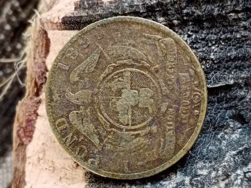 1896 1 pond medallion issued by FRA DIAVOLO CIGARS ARE THE BEST