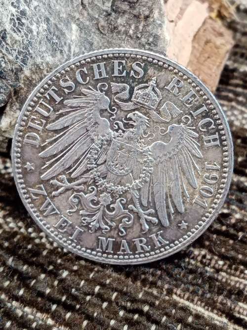 1901 Zwei mark coin