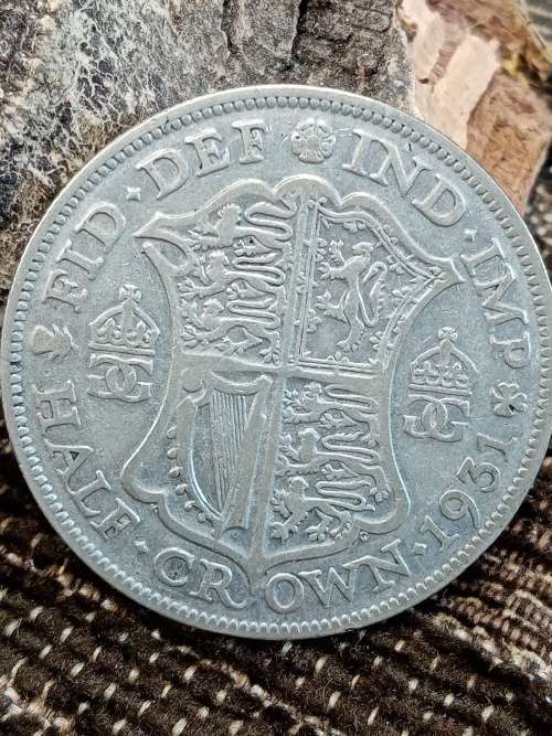1931 UK 1/2 crown