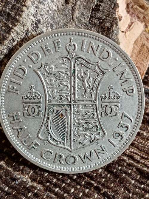 1937 UK 1/2 crown