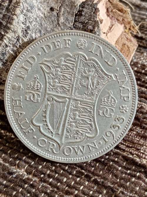 1933 UK 1/2 crown