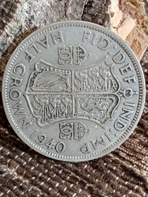 1940 UK 1/2 crown