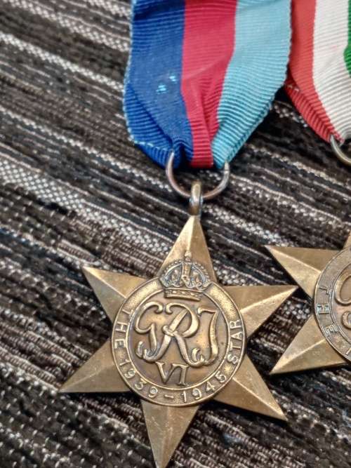 WW2 medal set to 85867 JC. Wentzel
