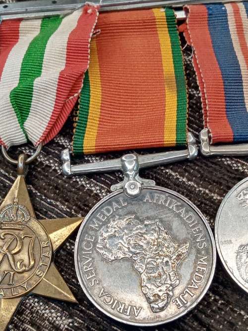WW2 medal set to 85867 JC. Wentzel