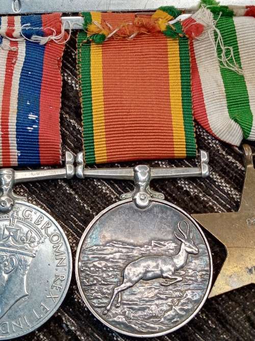 WW2 medal set to 85867 JC. Wentzel
