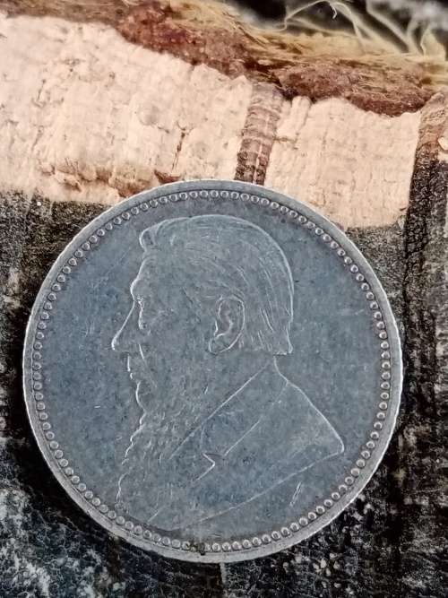 1896 ZAR sixpence