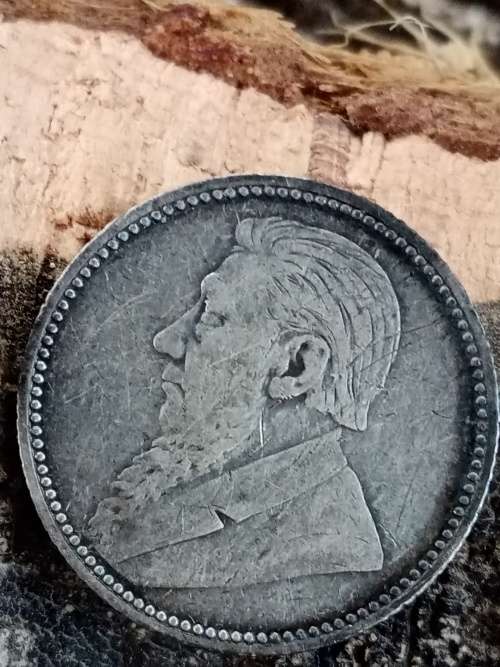 1897 ZAR sixpence