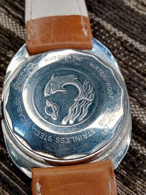 Enicar seapearl wrist watch 35mm ex crown WORKING