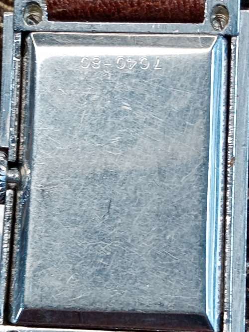 Cyma tank wrist watch manual wind circa 1930`s stainless steel case WORKING
